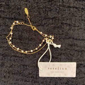 Gold & Pearl BHLDN Bracelet